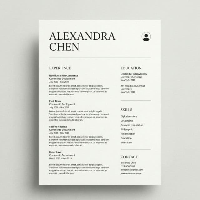 Minimal Resume Template